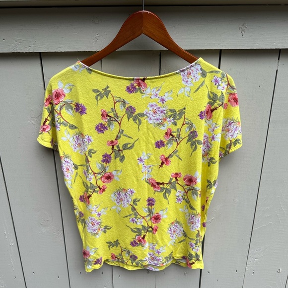 Floral Ralph Lauren Linen Tee Size XS - Picture 4 of 8